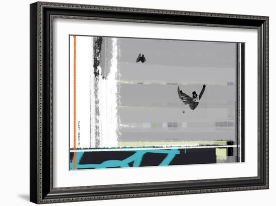 Snow Boarding-NaxArt-Framed Art Print