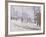 Snow, Boulevard de Clichy, Paris 1886-Paul Signac-Framed Giclee Print