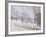 Snow, Boulevard de Clichy, Paris 1886-Paul Signac-Framed Giclee Print