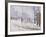 Snow, Boulevard de Clichy, Paris 1886-Paul Signac-Framed Giclee Print