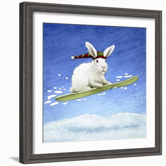 Snow Bunny-Will Bullas-Framed Giclee Print