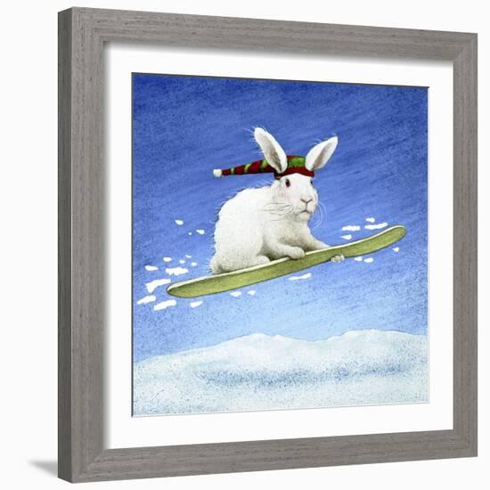 Snow Bunny-Will Bullas-Framed Giclee Print