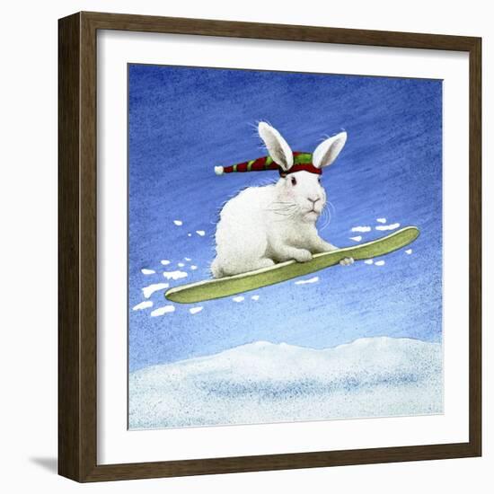 Snow Bunny-Will Bullas-Framed Giclee Print