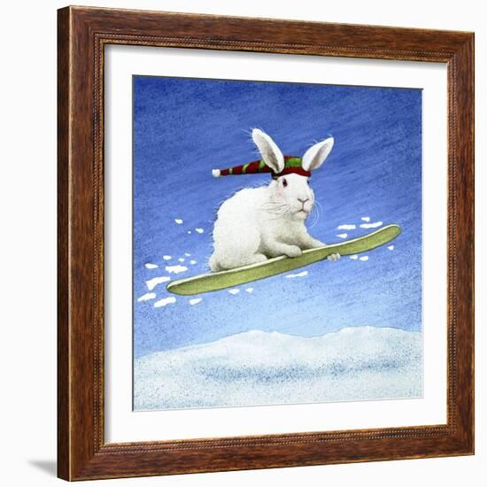 Snow Bunny-Will Bullas-Framed Giclee Print