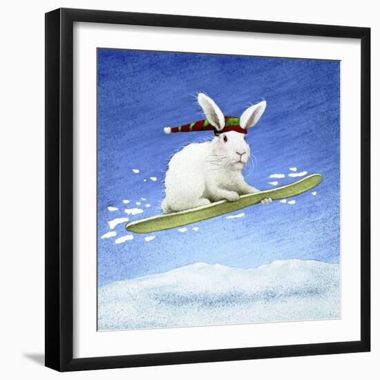 Snow Bunny-Will Bullas-Framed Giclee Print