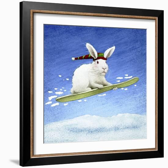 Snow Bunny-Will Bullas-Framed Giclee Print