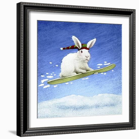 Snow Bunny-Will Bullas-Framed Giclee Print