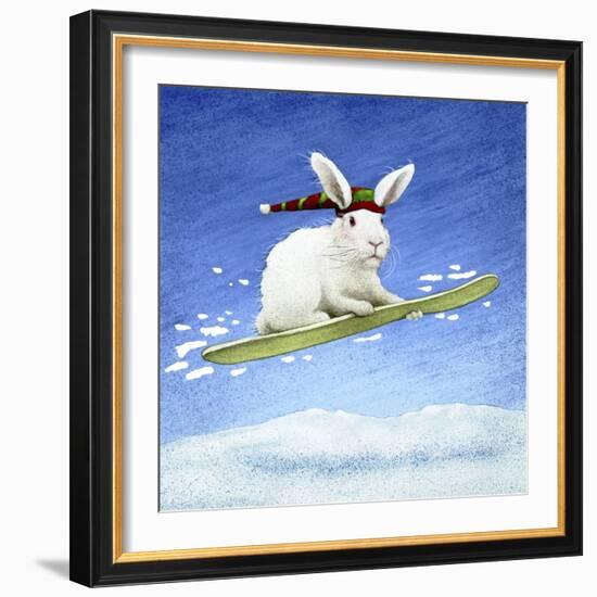 Snow Bunny-Will Bullas-Framed Giclee Print