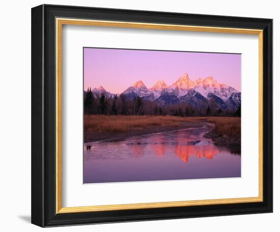 Snow-Capped Mountains at Daybreak-Terry Eggers-Framed Photographic Print