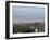 Snow Capped Mountains of the Anti-Lebanon Range Behind the Roman Archaeological Site, Lebanon-Christian Kober-Framed Photographic Print