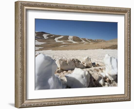 Snow Capped Mountains, Qornet As-Sawda, 3090M, Bcharre, Qadisha Valley, North Lebanon, Middle East-Christian Kober-Framed Photographic Print