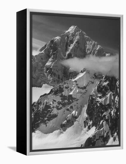 Snow Capped Mountains-Nat Farbman-Framed Premier Image Canvas