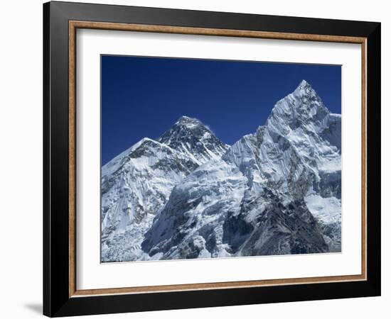 Snow-Capped Peak of Mount Everest, Seen from Kala Pattar, Himalaya Mountains, Nepal-Alison Wright-Framed Photographic Print