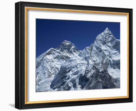 Snow-Capped Peak of Mount Everest, Seen from Kala Pattar, Himalaya Mountains, Nepal-Alison Wright-Framed Photographic Print