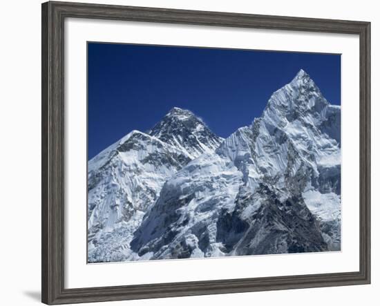 Snow-Capped Peak of Mount Everest, Seen from Kala Pattar, Himalaya Mountains, Nepal-Alison Wright-Framed Photographic Print