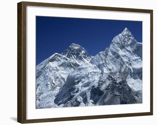 Snow-Capped Peak of Mount Everest, Seen from Kala Pattar, Himalaya Mountains, Nepal-Alison Wright-Framed Photographic Print