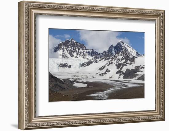 Snow-Capped Peaks Surround St. Andrews Bay, South Georgia, Polar Regions-Michael Nolan-Framed Photographic Print