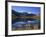 Snow-Capped Red Mountain Reflected in Crystal Lake with Fall Colors, Near Ouray, Colorado-James Hager-Framed Photographic Print