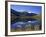 Snow-Capped Red Mountain Reflected in Crystal Lake with Fall Colors, Near Ouray, Colorado-James Hager-Framed Photographic Print
