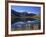 Snow-Capped Red Mountain Reflected in Crystal Lake with Fall Colors, Near Ouray, Colorado-James Hager-Framed Photographic Print