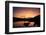 Snow-Capped Snowdon Mountain Range Viewed at Sunset over Llynnau Mymbyr-Ian Egner-Framed Photographic Print