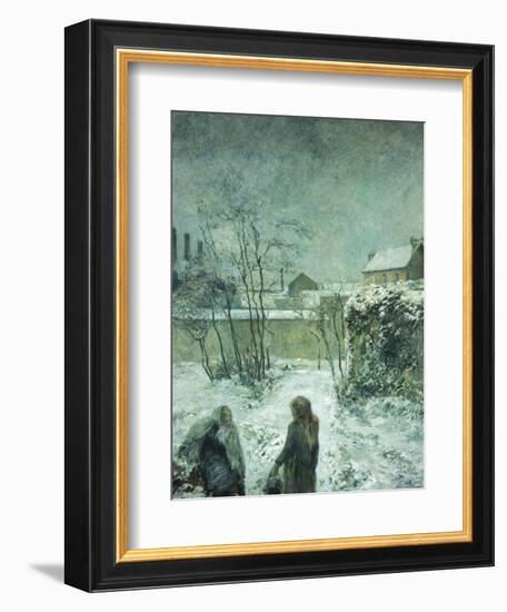 Snow, Carcel Road, 1883-Paul Gauguin-Framed Giclee Print