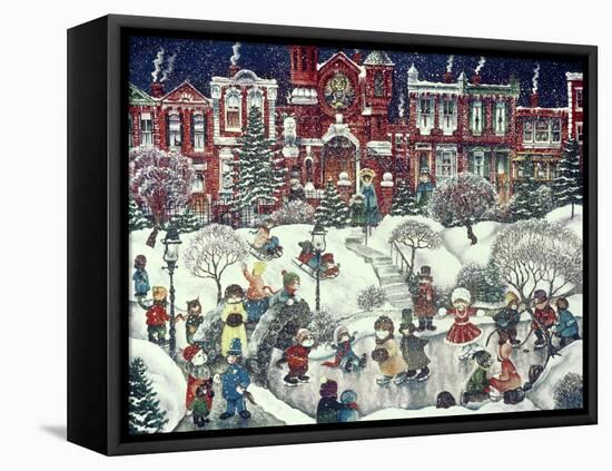 Snow Cats-Bill Bell-Framed Premier Image Canvas