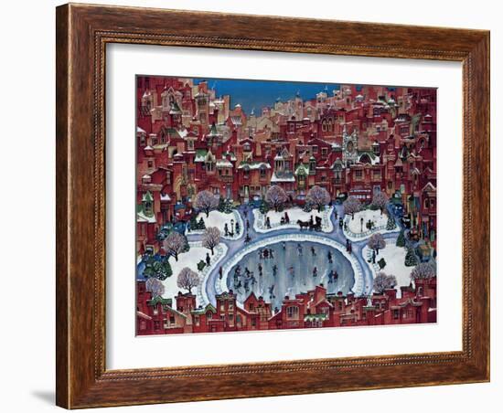 Snow City (No Snow)-Bill Bell-Framed Giclee Print