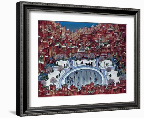 Snow City (No Snow)-Bill Bell-Framed Giclee Print