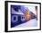 Snow Covered 16th Century Cottages of Golden Lane in Winter Twilight, Hradcany, Czech Republic-Richard Nebesky-Framed Photographic Print