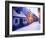 Snow Covered 16th Century Cottages of Golden Lane in Winter Twilight, Hradcany, Czech Republic-Richard Nebesky-Framed Photographic Print