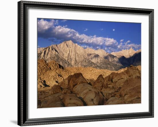 Snow-Covered Alabama Hills, California, USA-Dennis Flaherty-Framed Photographic Print