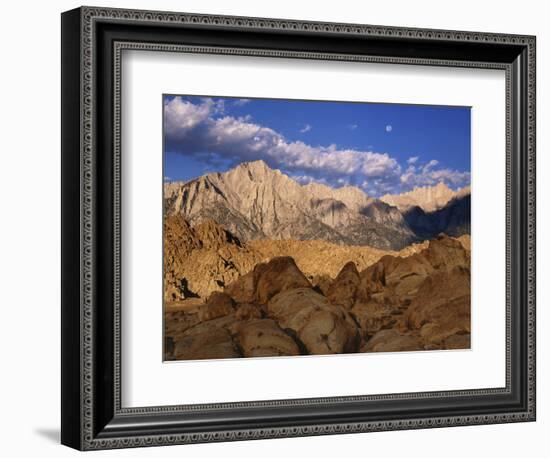 Snow-Covered Alabama Hills, California, USA-Dennis Flaherty-Framed Photographic Print