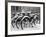 Snow-Covered Bicycles-Fred Musto-Framed Photographic Print