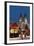 Snow-Covered Christmas Market and Tyn Church, Old Town Square, Prague, Czech Republic, Europe-Richard Nebesky-Framed Photographic Print