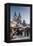 Snow-Covered Christmas Market and Tyn Church, Old Town Square, Prague, Czech Republic, Europe-Richard Nebesky-Framed Premier Image Canvas