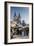 Snow-Covered Christmas Market and Tyn Church, Old Town Square, Prague, Czech Republic, Europe-Richard Nebesky-Framed Photographic Print
