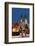 Snow-Covered Christmas Market and Tyn Church, Old Town Square, Prague, Czech Republic, Europe-Richard Nebesky-Framed Photographic Print