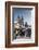 Snow-Covered Christmas Market and Tyn Church, Old Town Square, Prague, Czech Republic, Europe-Richard Nebesky-Framed Photographic Print