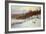 Snow Covered Fields with Sheep-Joseph Farquharson-Framed Giclee Print