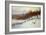 Snow Covered Fields with Sheep-Joseph Farquharson-Framed Giclee Print