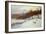 Snow Covered Fields with Sheep-Joseph Farquharson-Framed Giclee Print