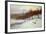 Snow Covered Fields with Sheep-Joseph Farquharson-Framed Giclee Print