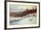 Snow Covered Fields with Sheep-Joseph Farquharson-Framed Giclee Print