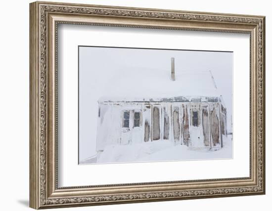 Snow Covered House, Tasiilaq, Greenland-Peter Adams-Framed Photographic Print