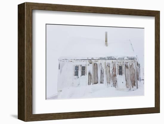 Snow Covered House, Tasiilaq, Greenland-Peter Adams-Framed Photographic Print