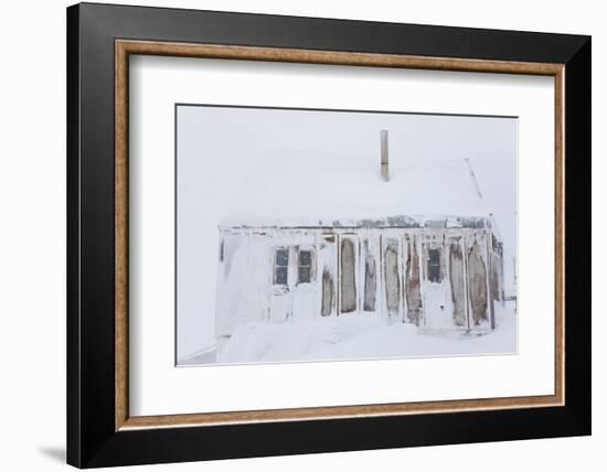 Snow Covered House, Tasiilaq, Greenland-Peter Adams-Framed Photographic Print