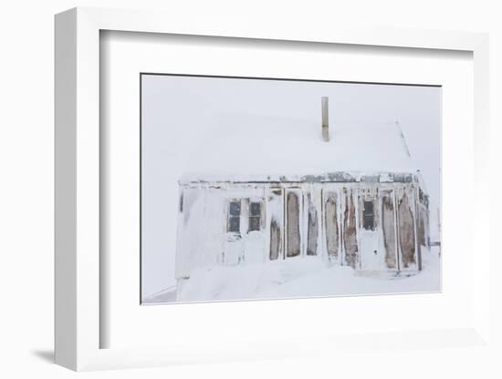 Snow Covered House, Tasiilaq, Greenland-Peter Adams-Framed Photographic Print