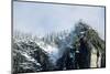 Snow-Covered Mountain near Yosemite Valley-George D Lepp-Mounted Photographic Print