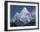 Snow Covered Mountain Peak, Ama Dablam, Himalayas, Nepal-N A Callow-Framed Photographic Print